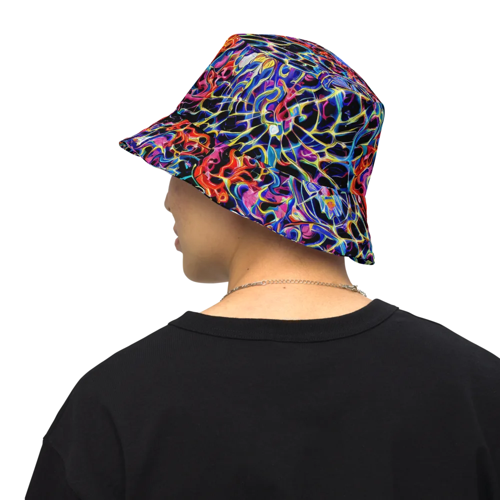 Abyssal Neon on Reversible Bucket Hat — Back Inside