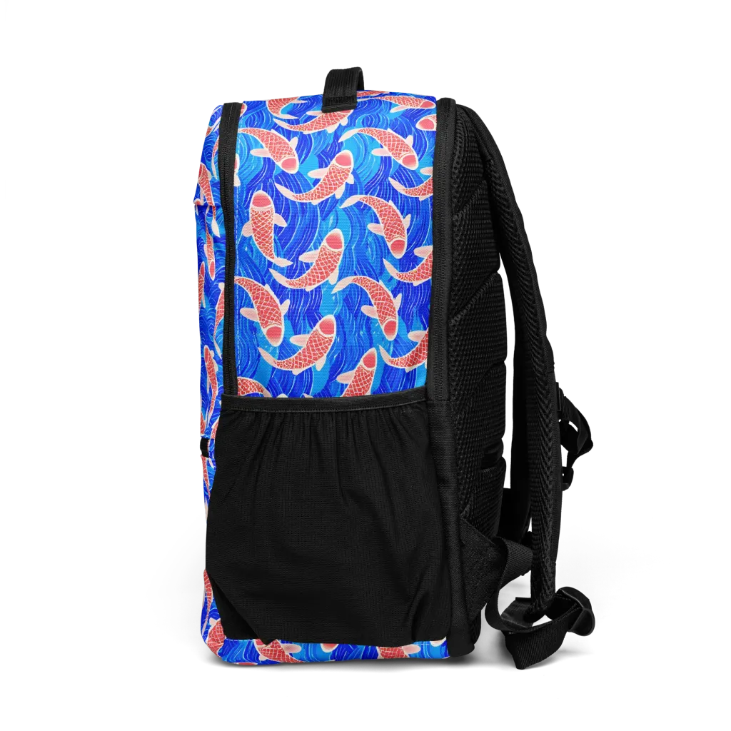 Cobalt Current on Utility Backpack — Left