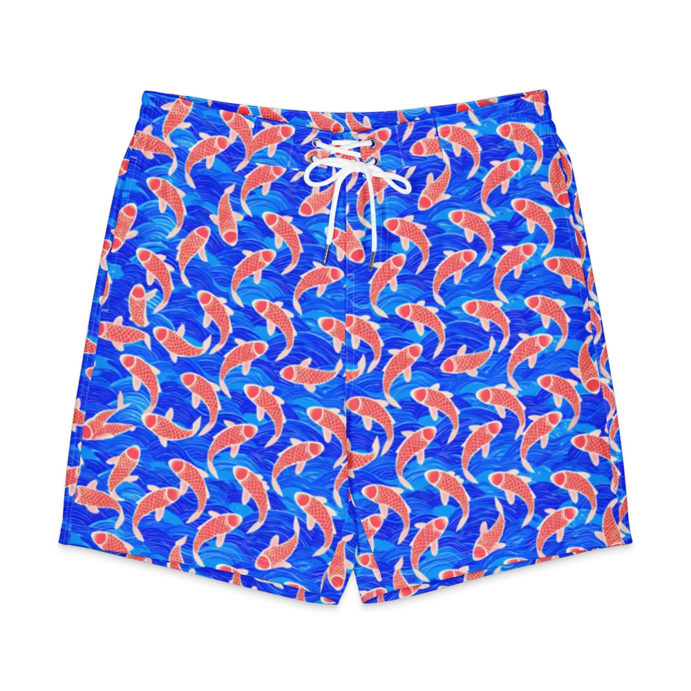 Cobalt Current on Men's Board Shorts — Front
