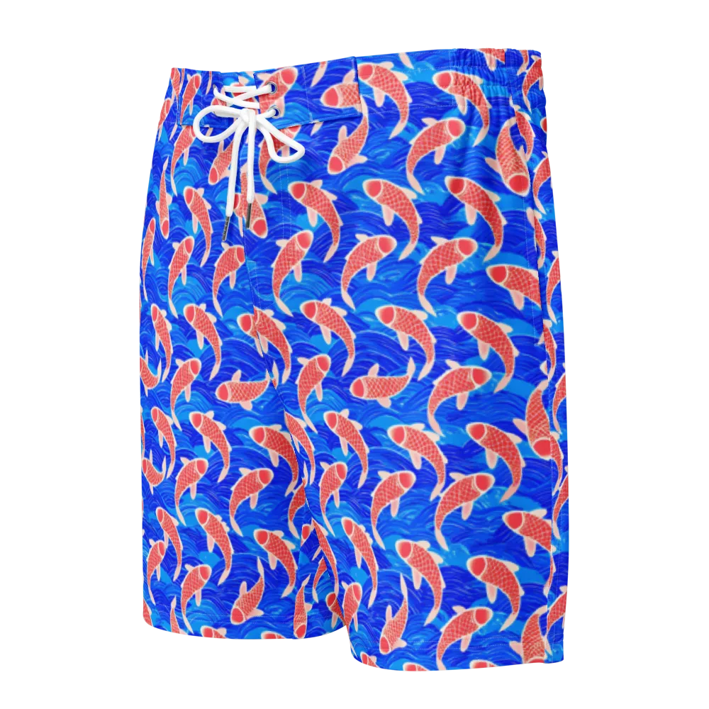 Cobalt Current on Men's Board Shorts — Front