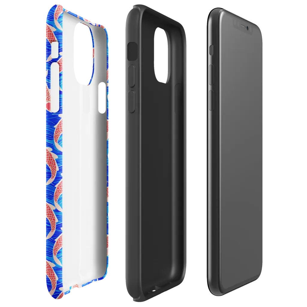 Cobalt Current on Tough Case for iPhone® — Right