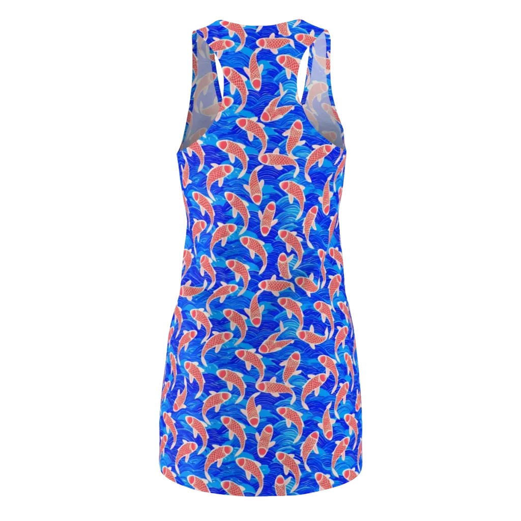 Cobalt Current on Racerback Dress — Back