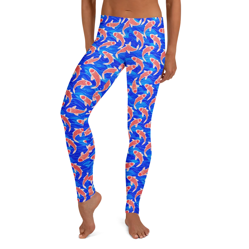 Cobalt Current on Leggings — Front