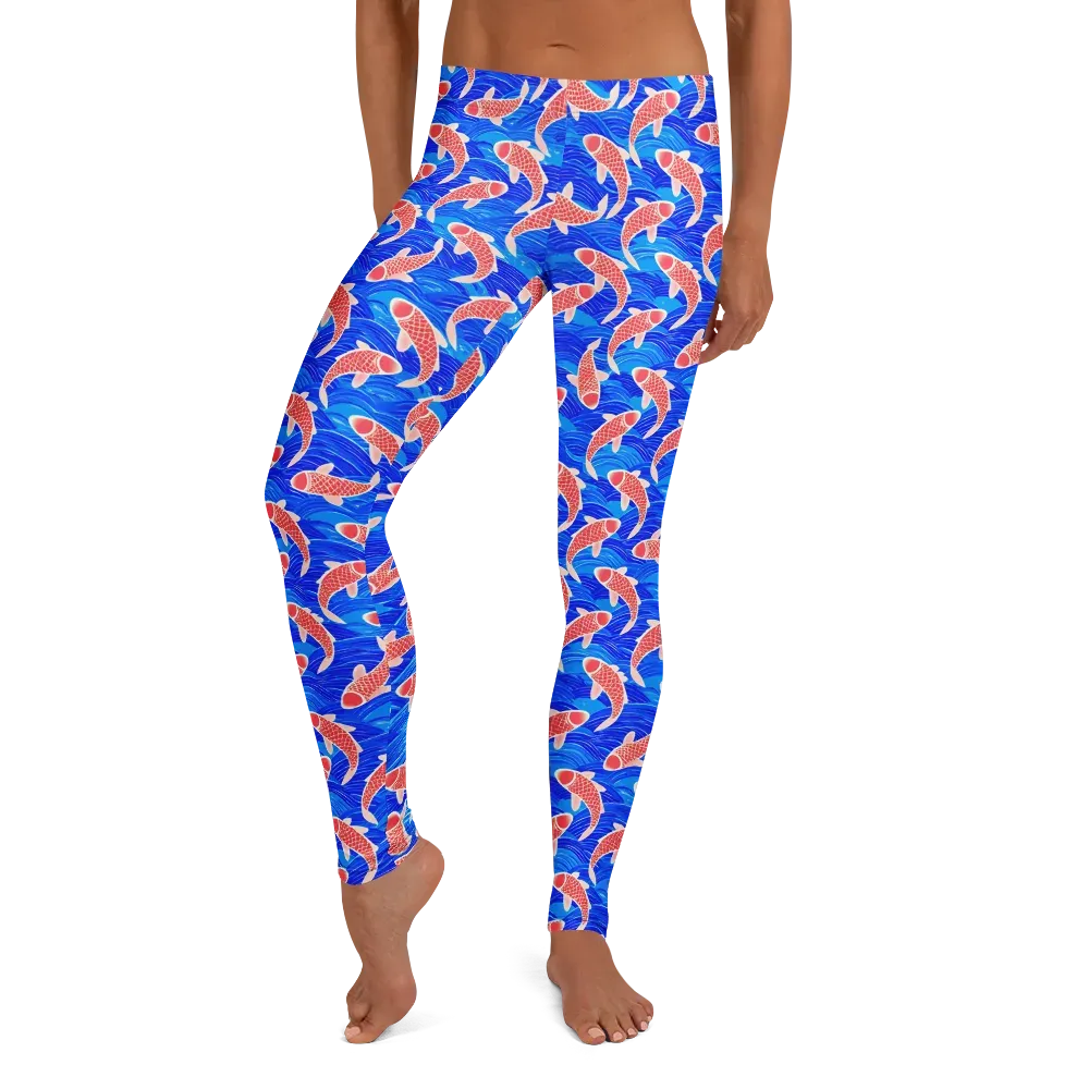 Cobalt Current on Leggings — Front