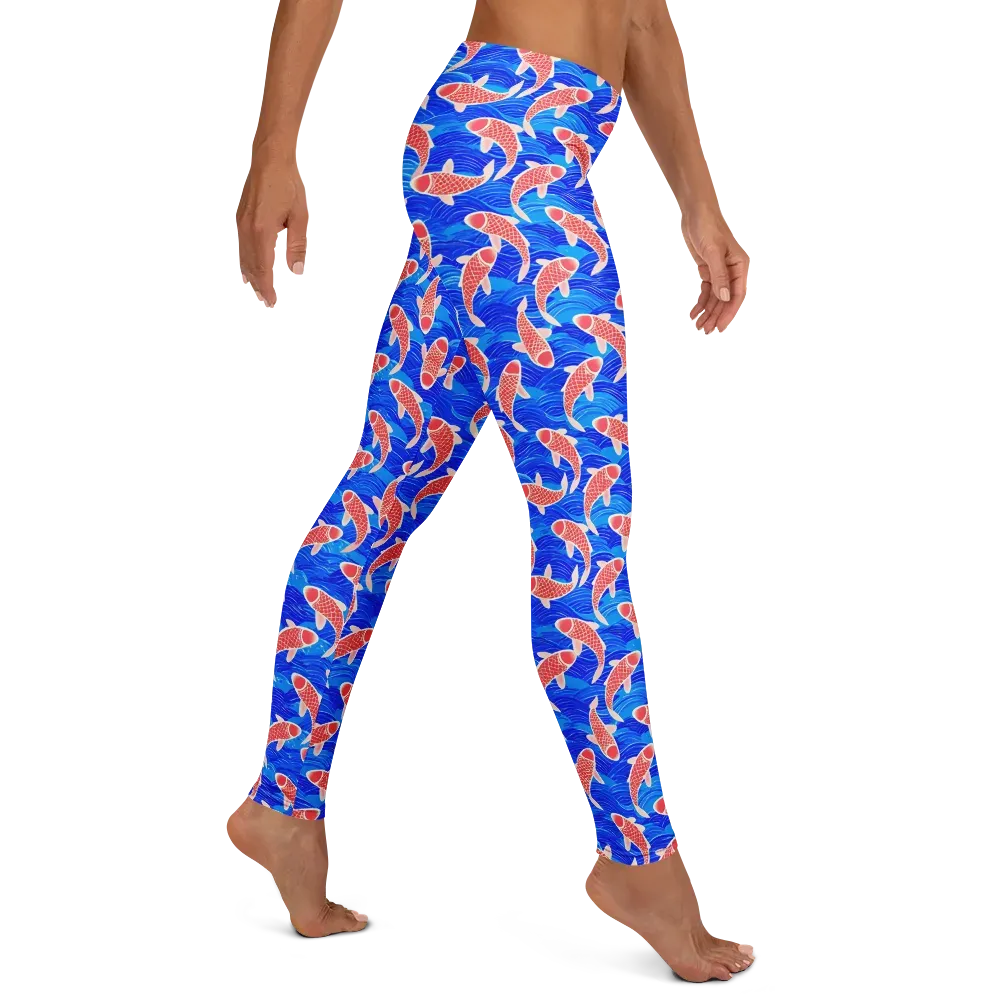 Cobalt Current on Leggings — Right