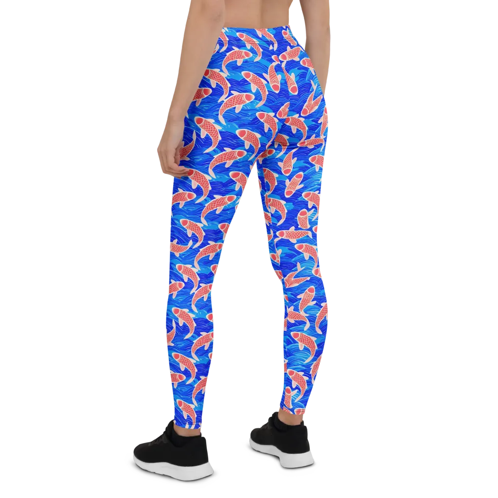 Cobalt Current on Leggings — Back