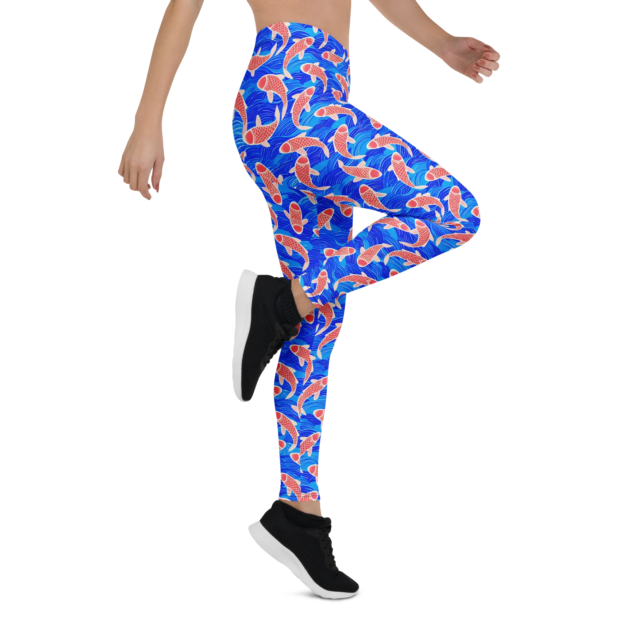 Cobalt Current on Leggings — Right