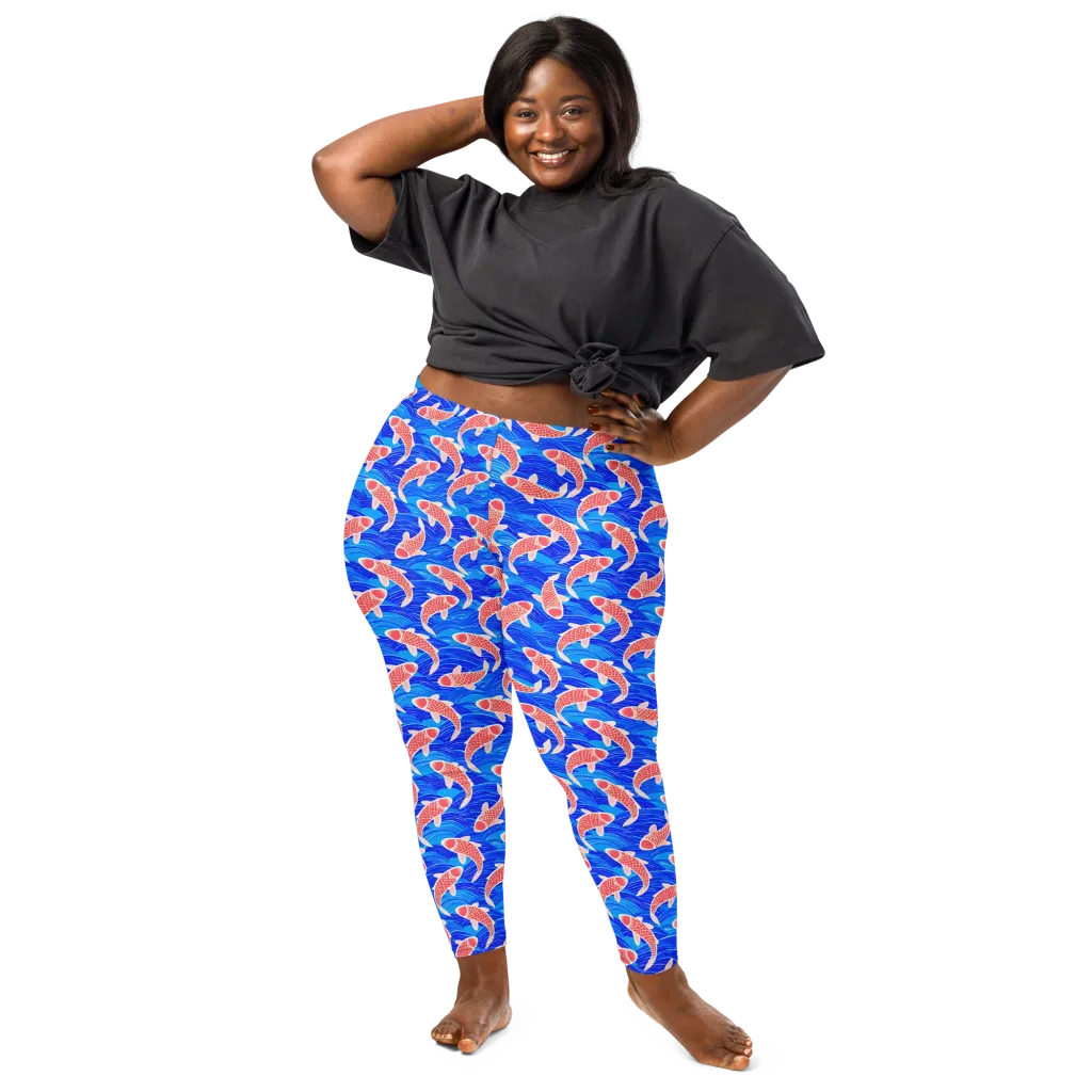 Cobalt Current on Leggings — Front