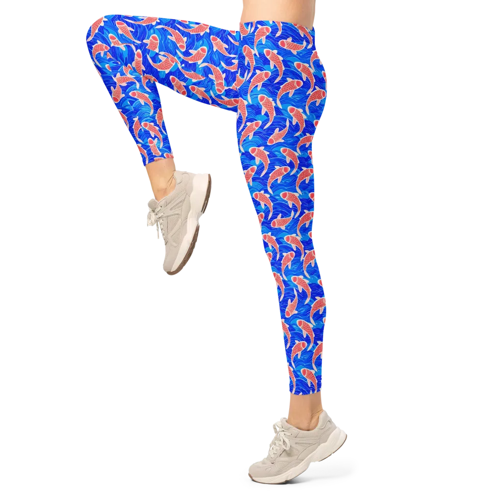 Cobalt Current on Leggings — Left