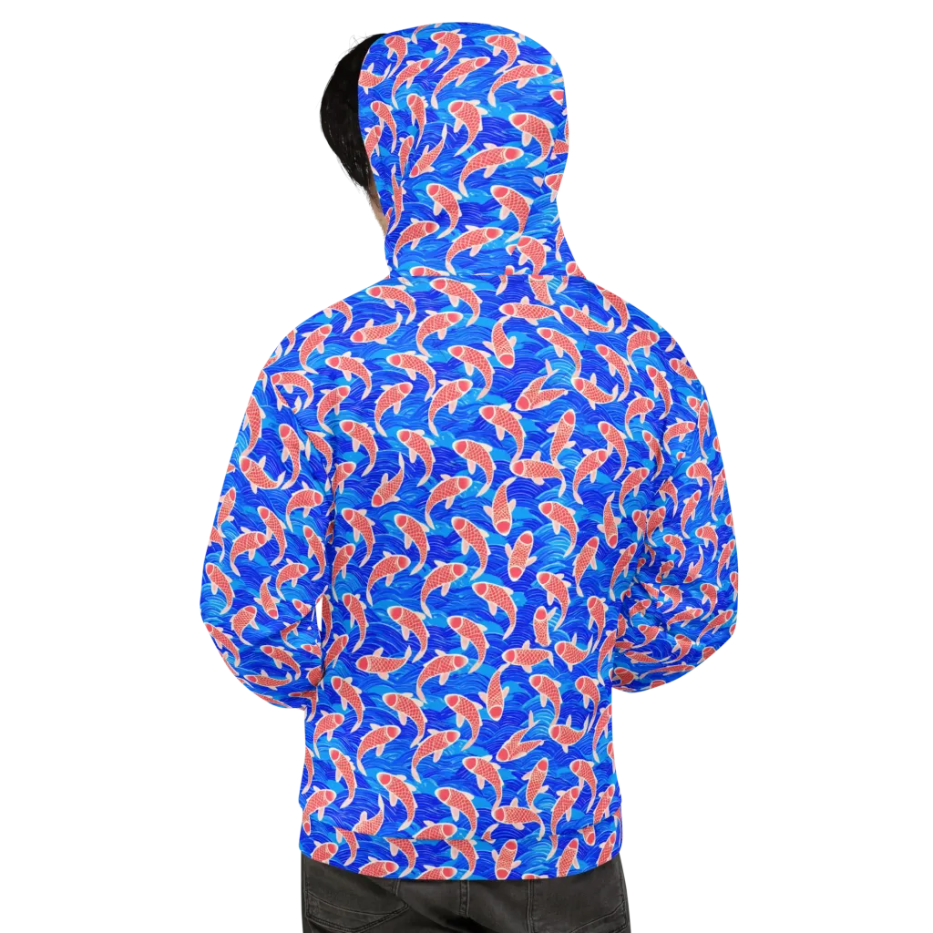 Cobalt Current on Hoodie — Back