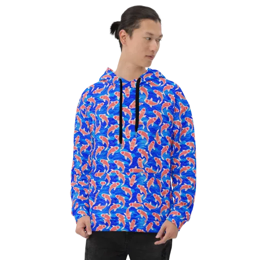 Cobalt Current on a Hoodie