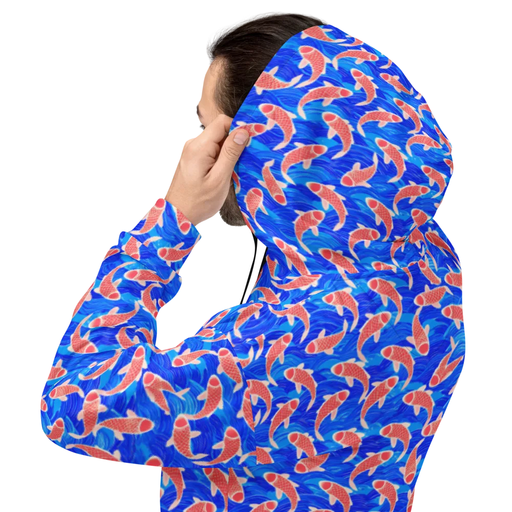 Cobalt Current on Hoodie — Back