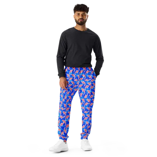 Cobalt Current on a Men's Joggers