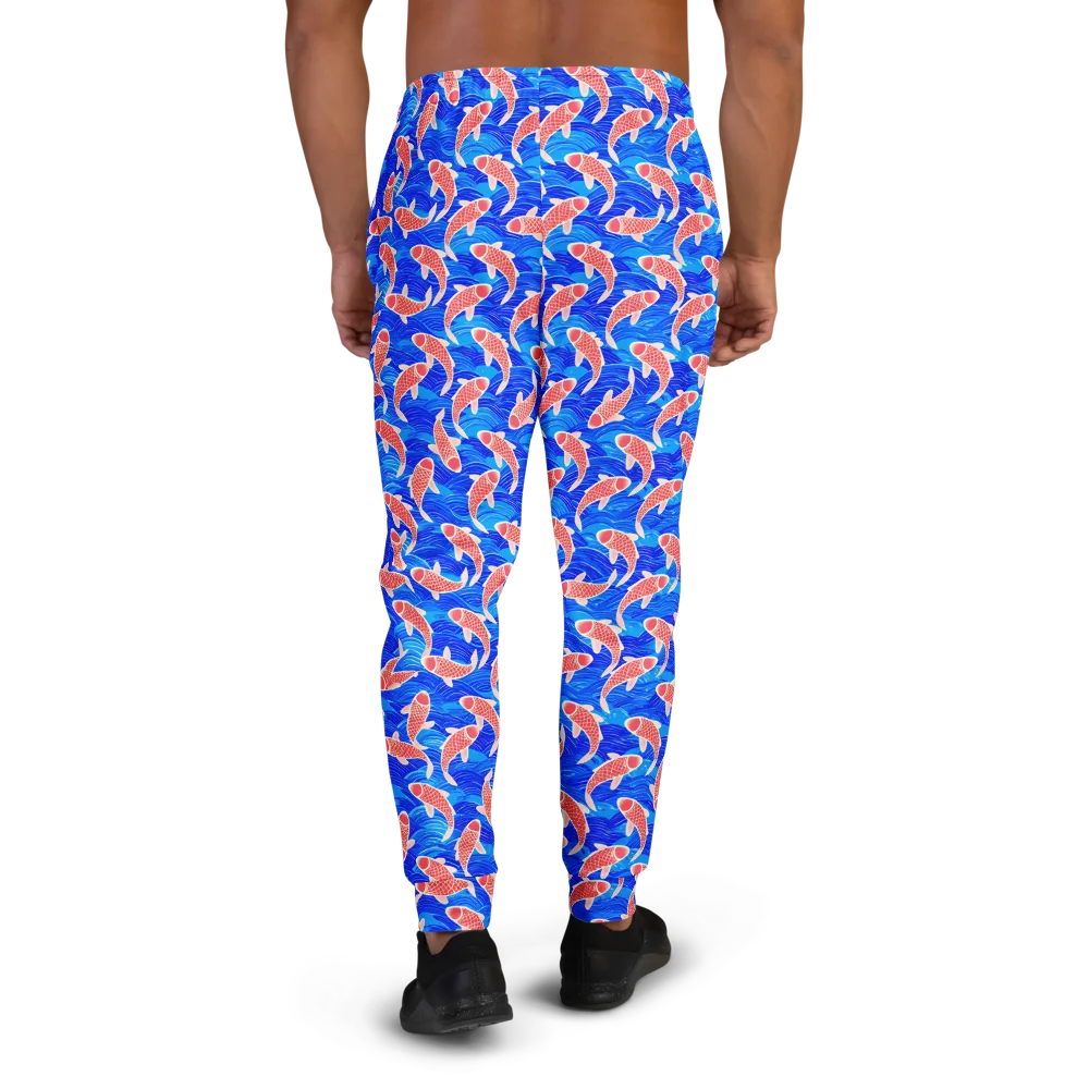 Cobalt Current on Men's Joggers — Back