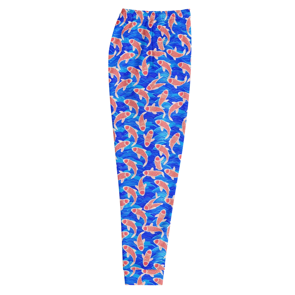 Cobalt Current on Men's Joggers — Right