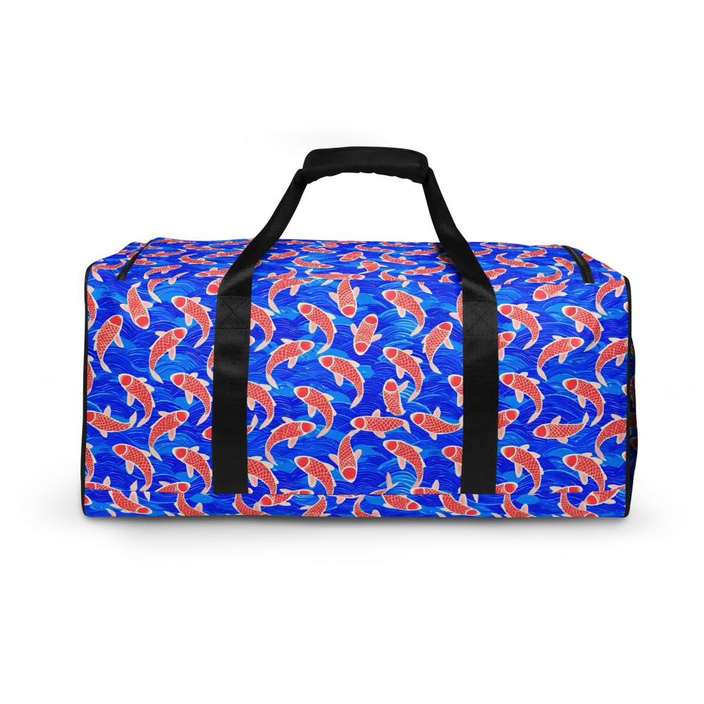 Cobalt Current on Duffle Bag — Back