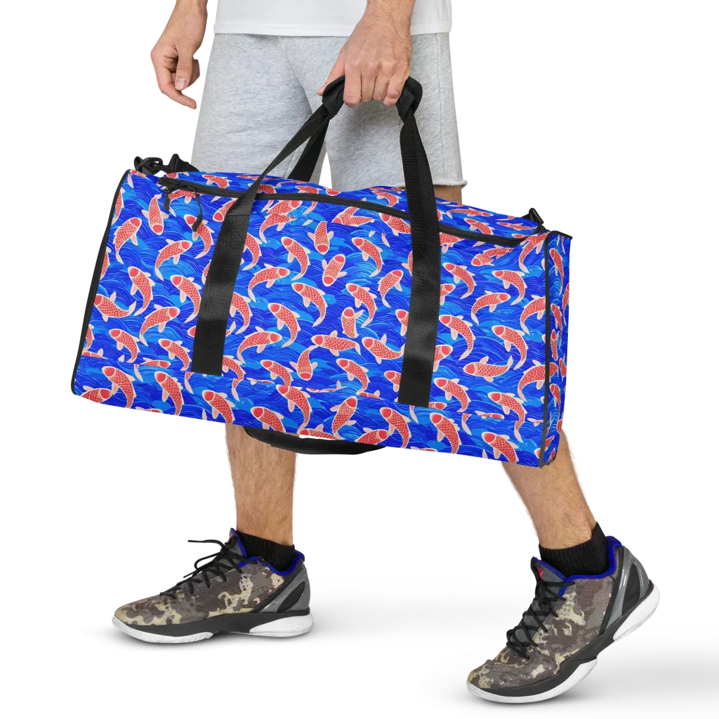 Cobalt Current on Duffle Bag — Front