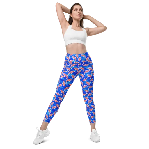 Cobalt Current on a Leggings with Pockets
