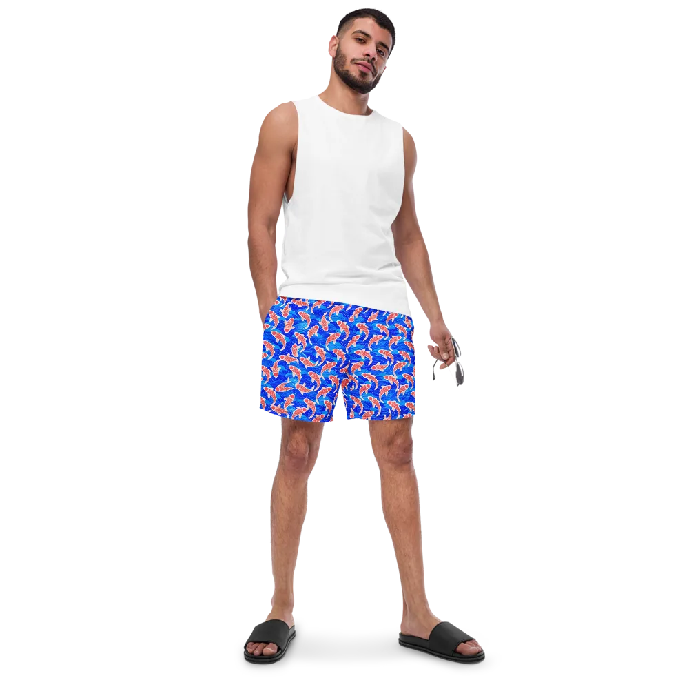 Cobalt Current on Swim Trunks — Front