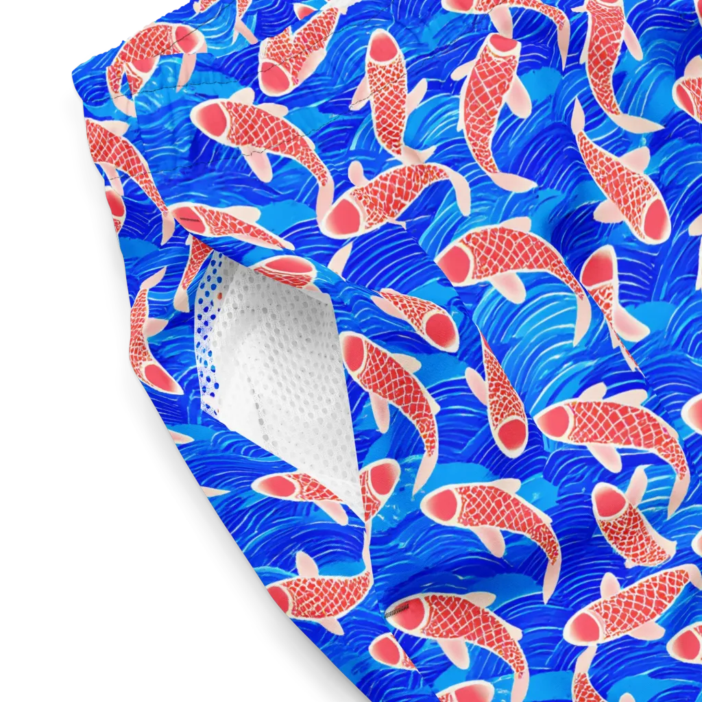 Cobalt Current on Swim Trunks — Product details 2