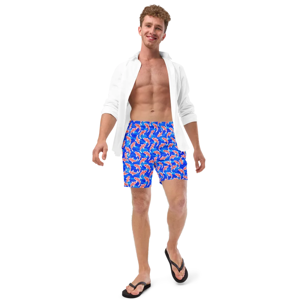 Cobalt Current on Swim Trunks — Front