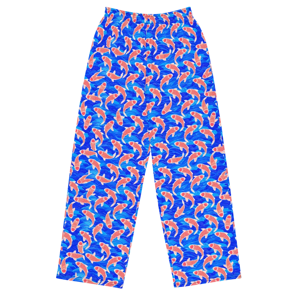 Cobalt Current on Wide-Leg Pants — Front
