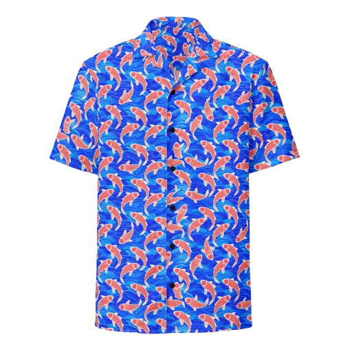 Cobalt Current on a Button Shirt