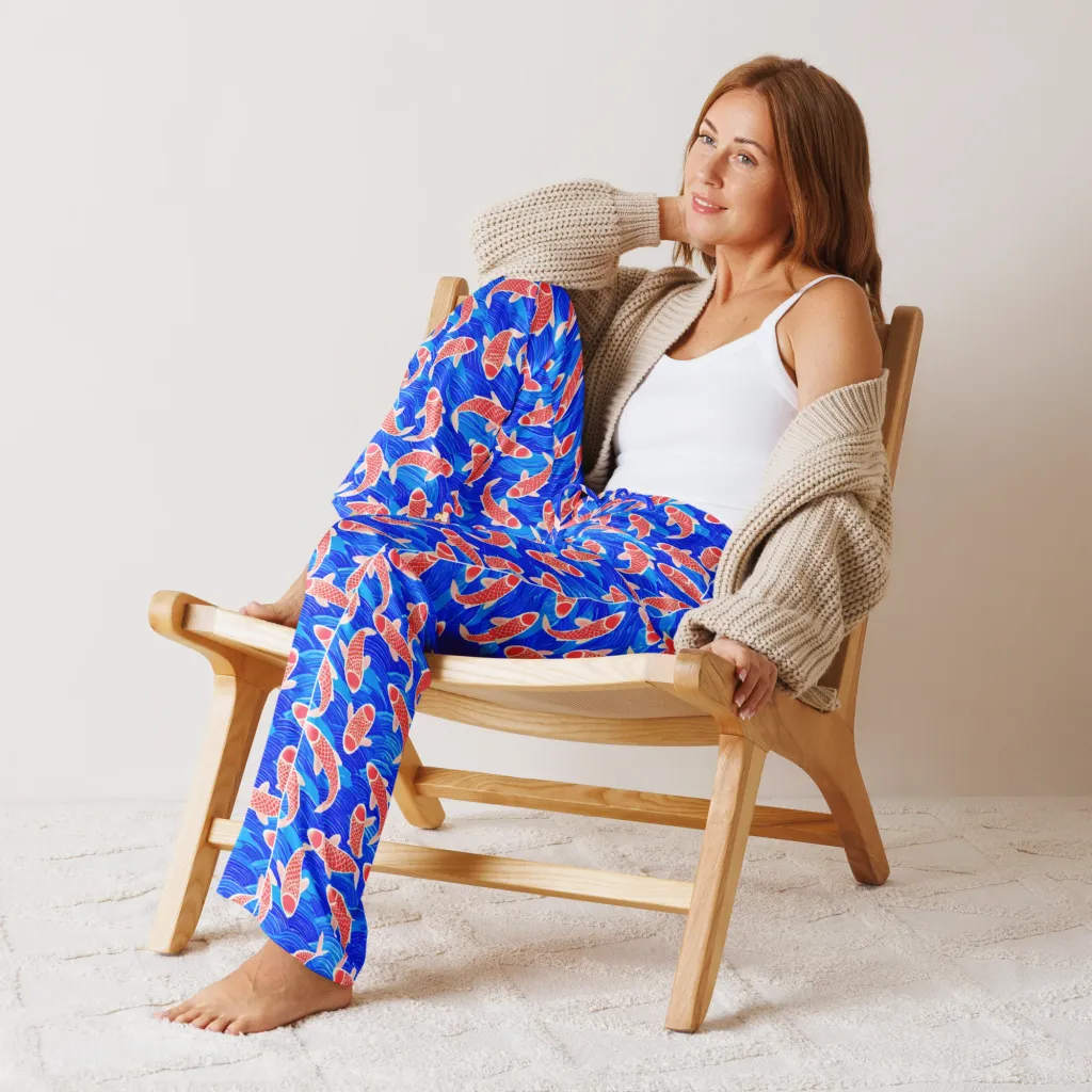 Cobalt Current on Women's Pajama Pants — Front