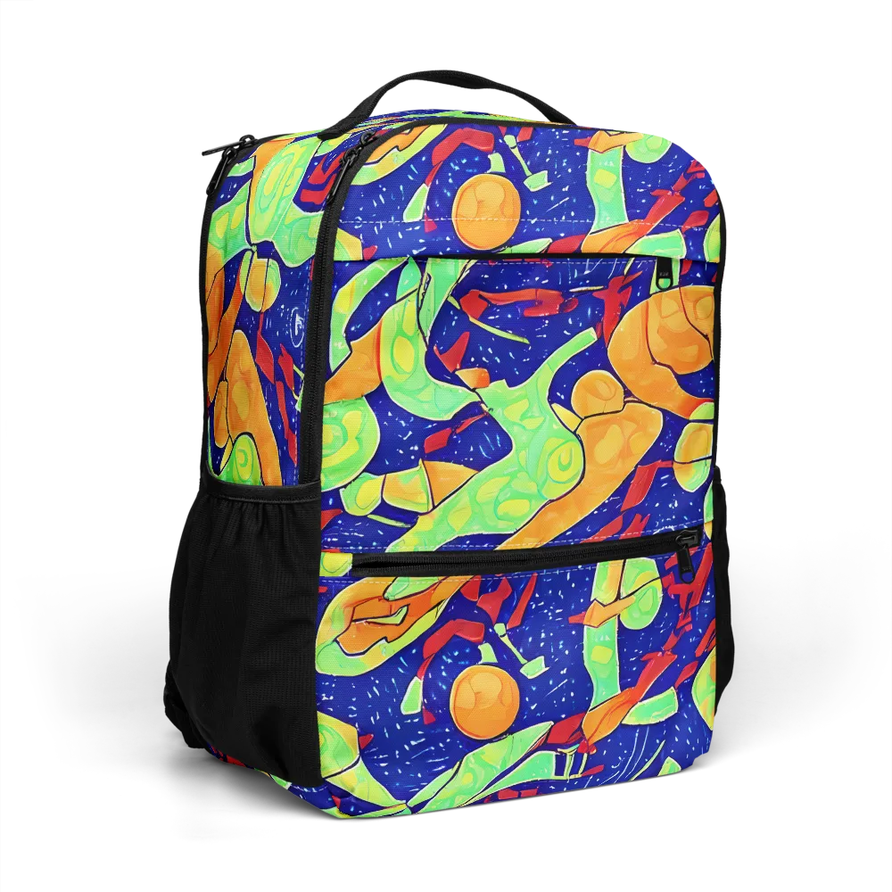 Prism Koi on Utility Backpack — Right Front