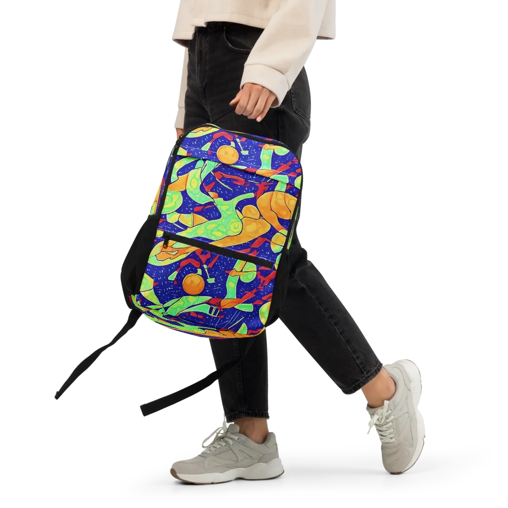 Prism Koi on Utility Backpack — Front
