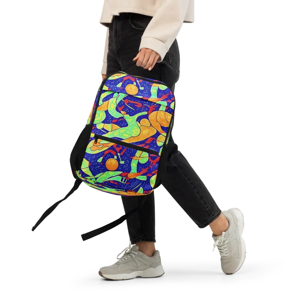 Prism Koi on Utility Backpack — Front