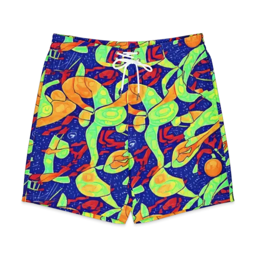 Prism Koi on a Men's Board Shorts