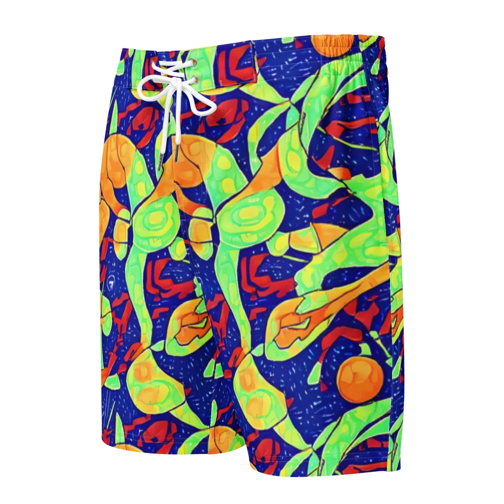 Prism Koi on Men's Board Shorts — Front