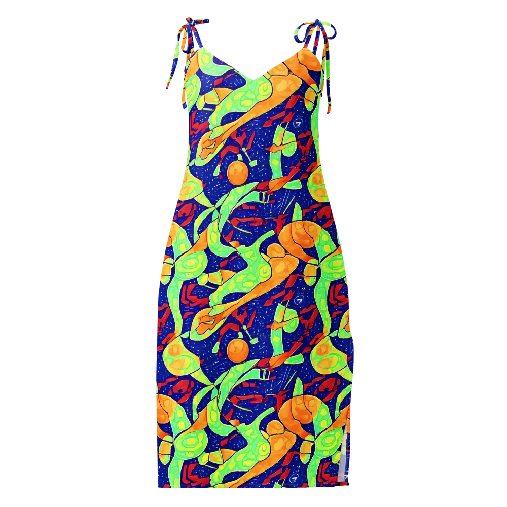Prism Koi on Slip Dress — Front