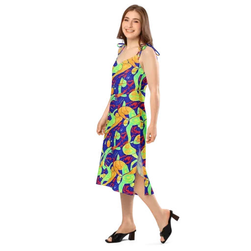 Prism Koi on a Slip Dress