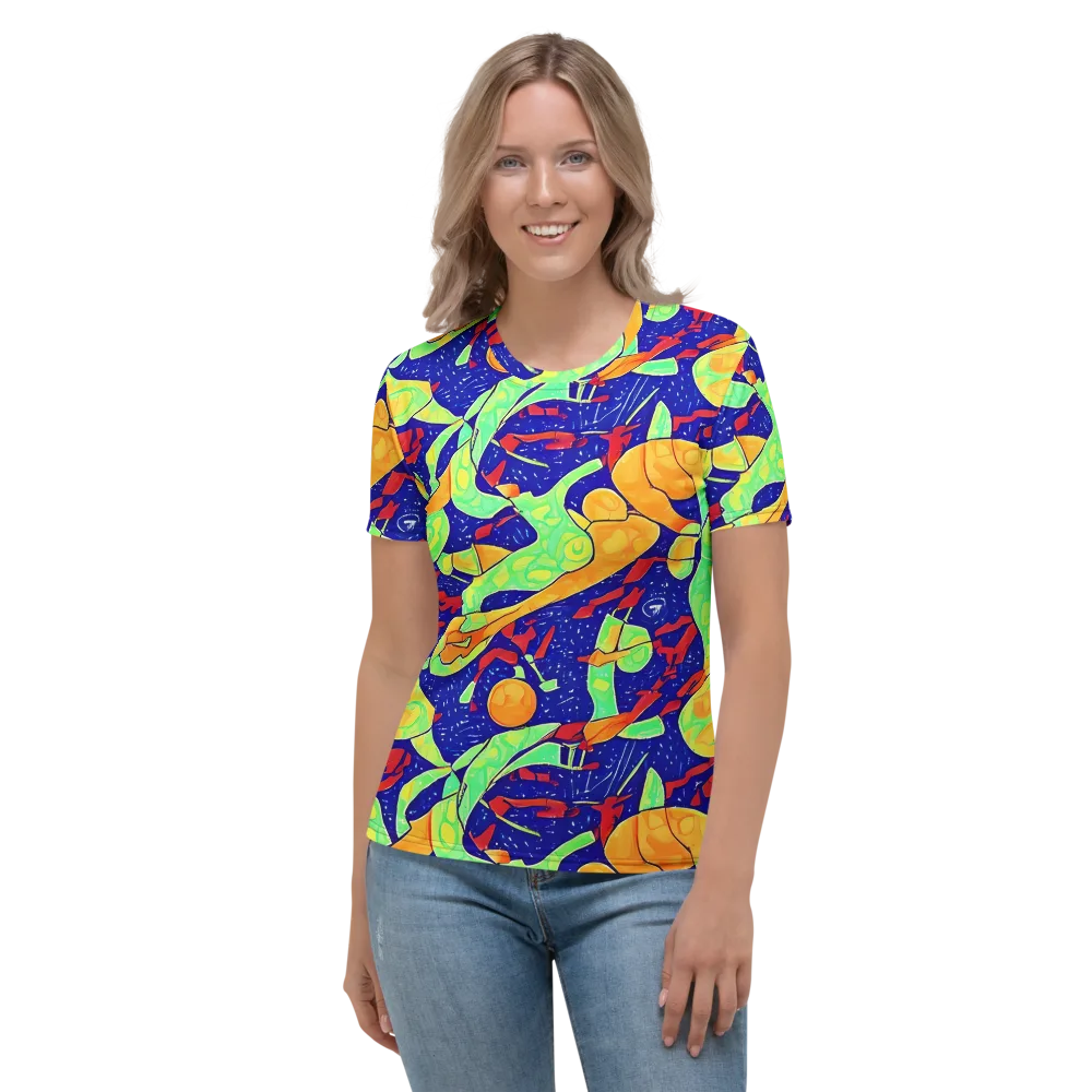 Prism Koi on Women's Crew Neck T-Shirt — Front