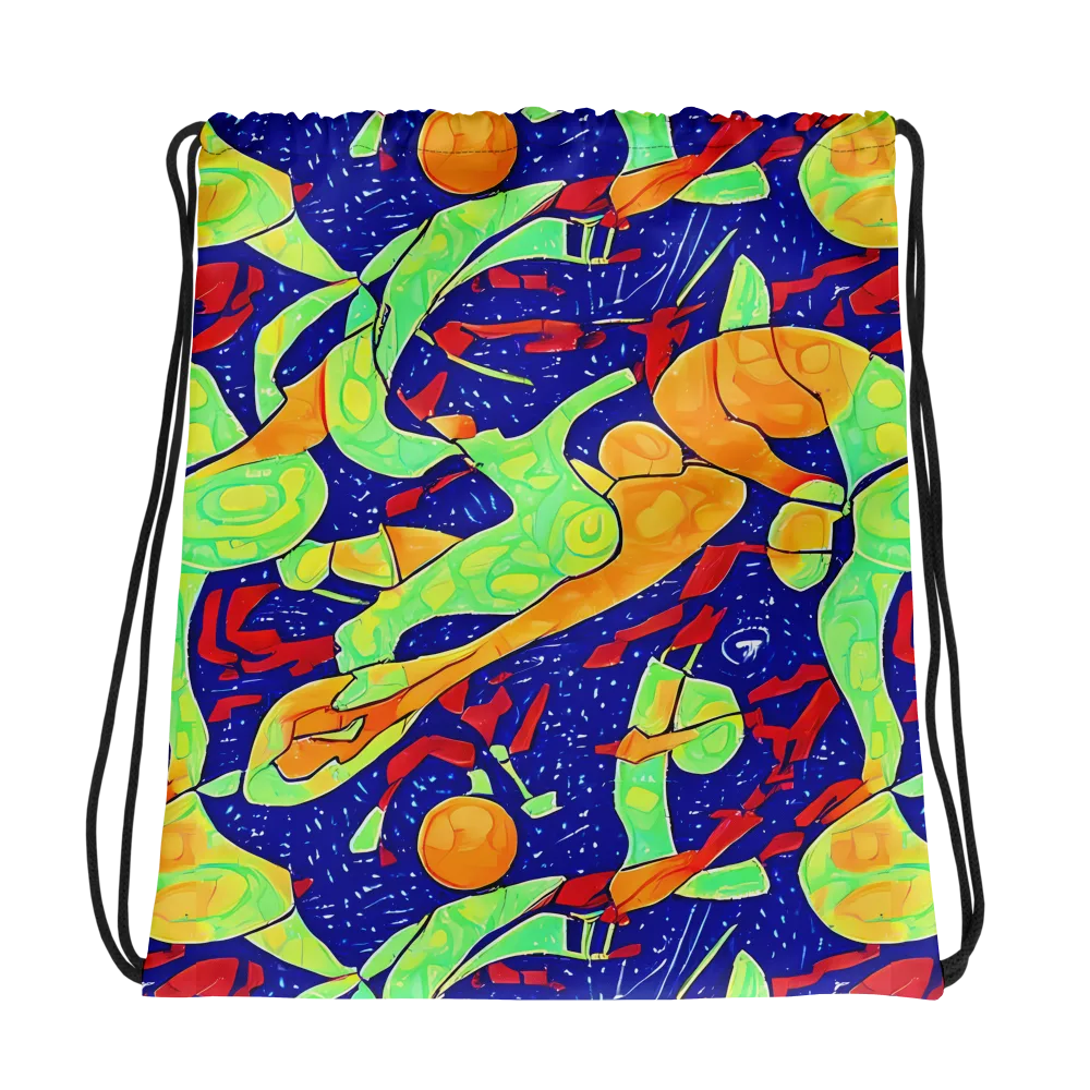 Prism Koi on Drawstring Bag — Photo