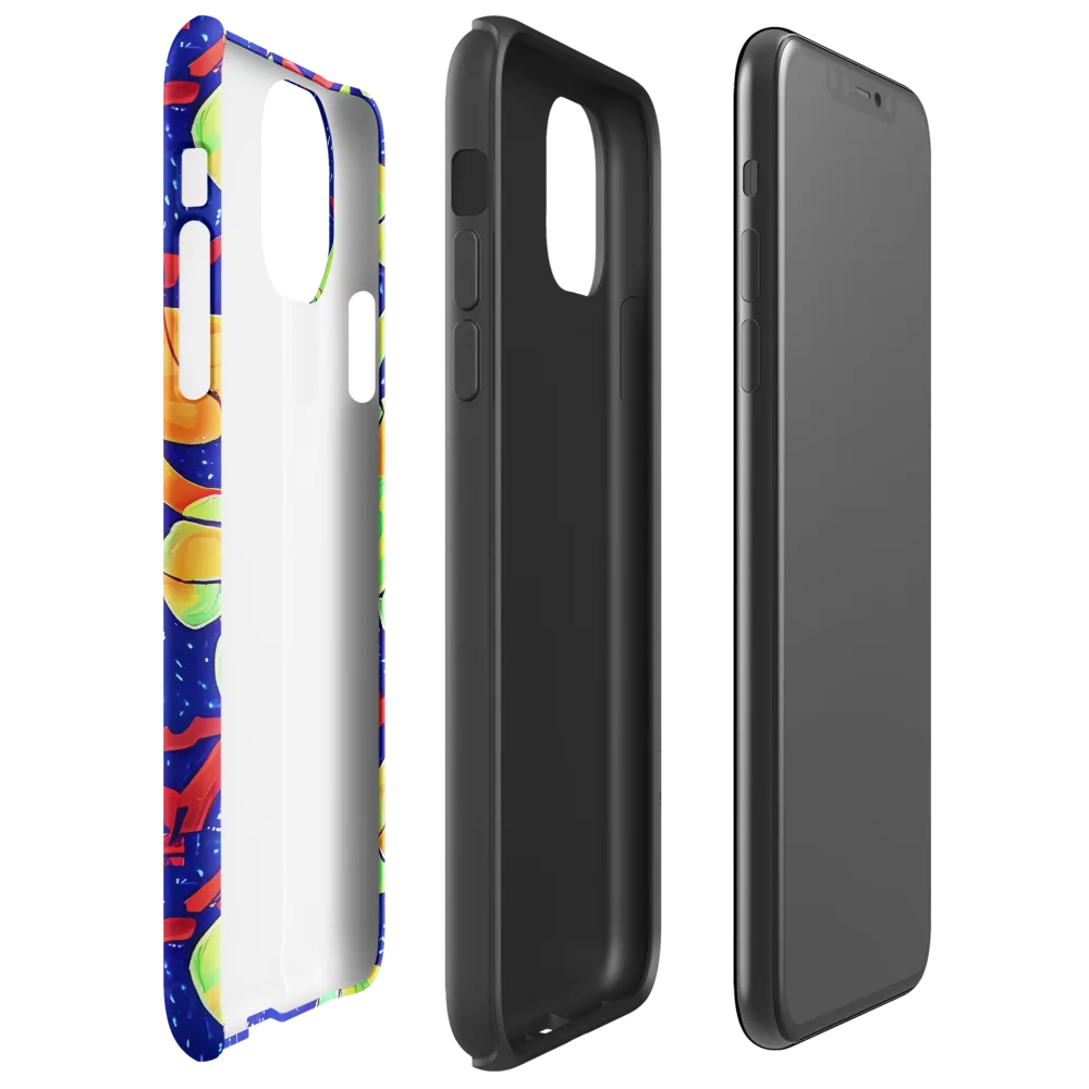 Prism Koi on Tough Case for iPhone® — Right