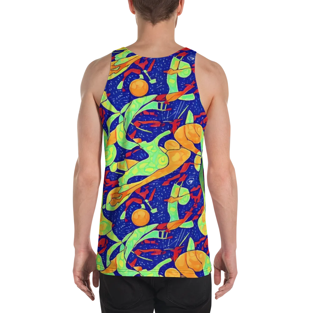 Prism Koi on Men's Tank Top — Back