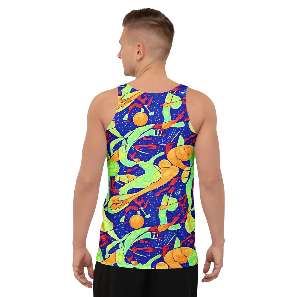 Prism Koi on Men's Tank Top — Back