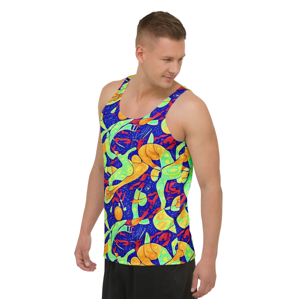 Prism Koi on Men's Tank Top — Left Front