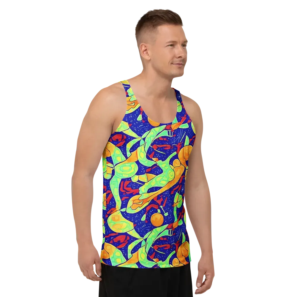 Prism Koi on Men's Tank Top — Right Front