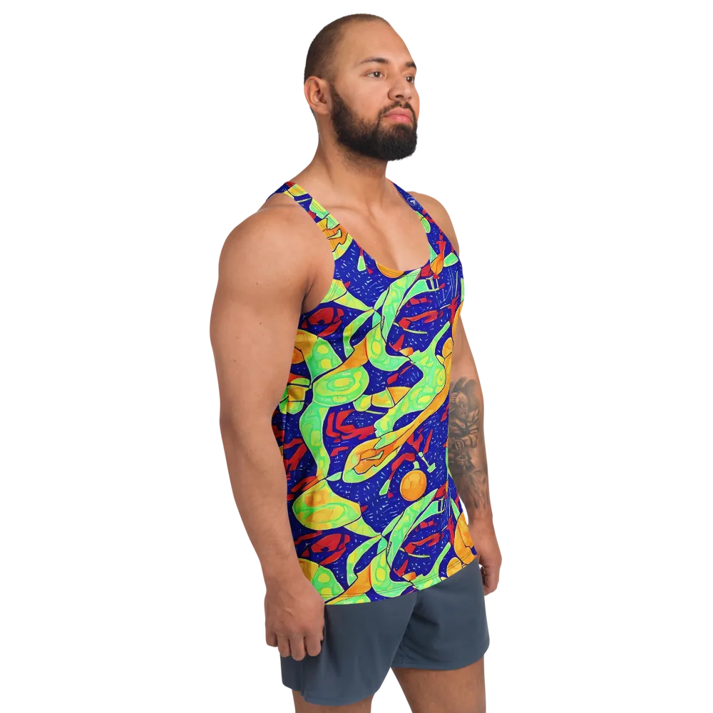 Prism Koi on Men's Tank Top — Right Front