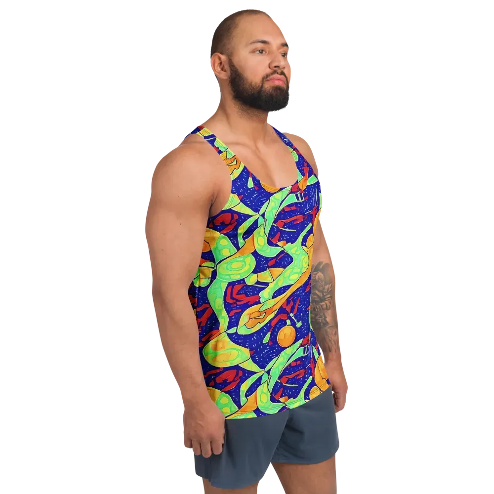 Prism Koi on Men's Tank Top — Right Front