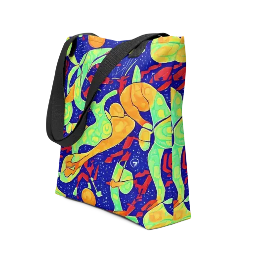 Prism Koi on a Tote Bag