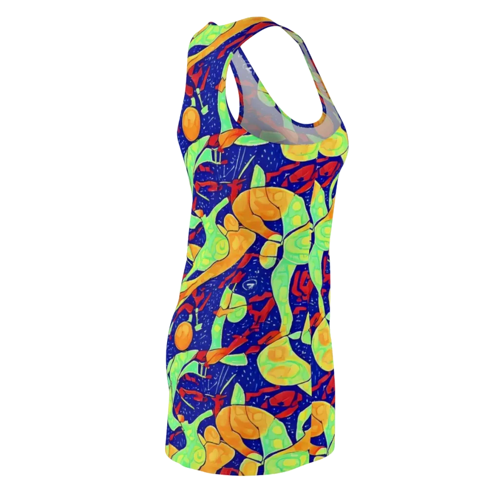 Prism Koi on Racerback Dress — Back Side