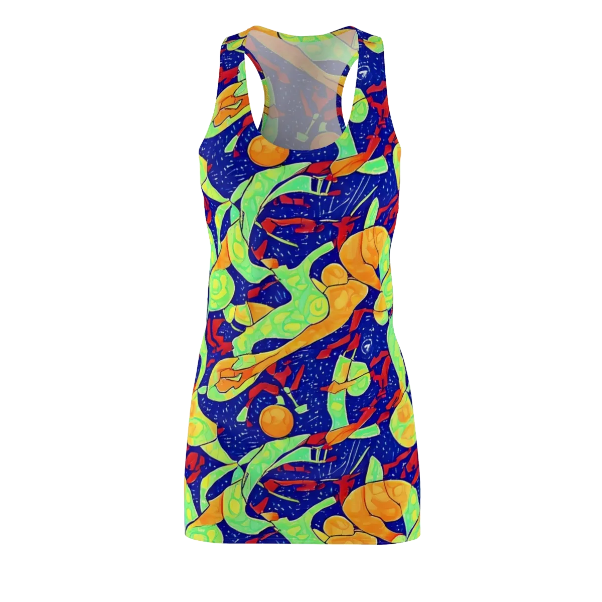 Prism Koi on Racerback Dress — Front