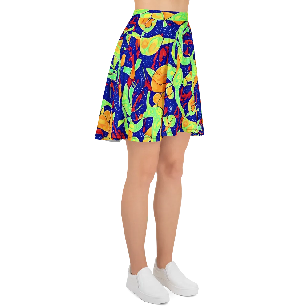 Prism Koi on Skater Skirt — Right