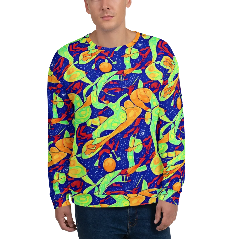 Prism Koi on Sweatshirt — Front