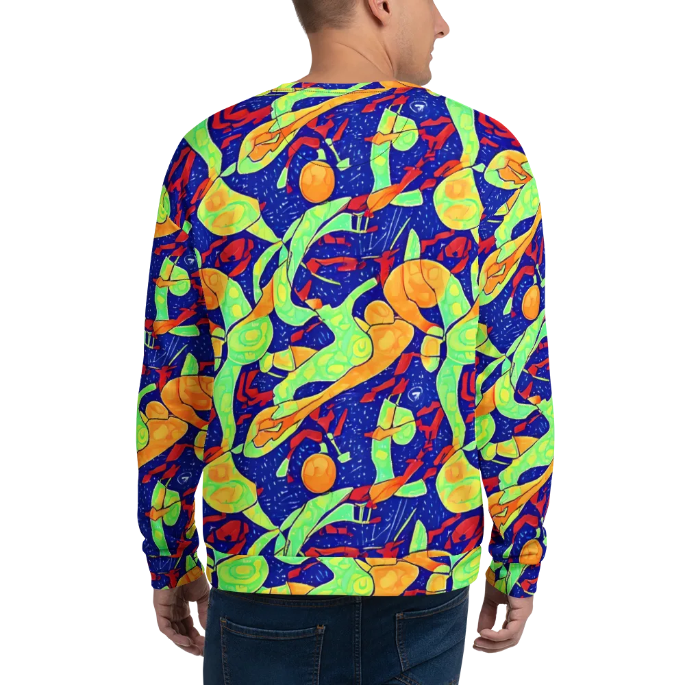 Prism Koi on Sweatshirt — Back
